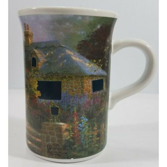 Thomas Kinkade Other - Thomas Kinkade Painter Of Light Hollybock House Coffee Mug - EUC Excellent Used-